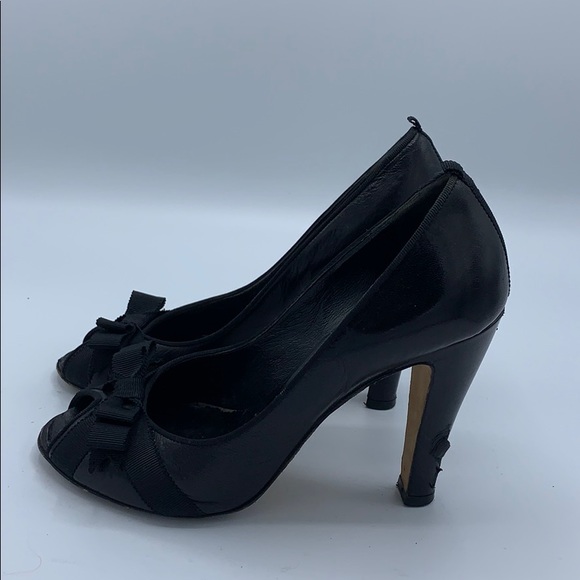 💋HOST PICK💋 Marc Jacobs Black Peep Toe Pumps - Picture 5 of 7